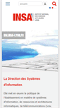 Mobile Screenshot of dsi.insa-lyon.fr
