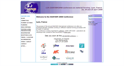 Desktop Screenshot of esaform2008.insa-lyon.fr
